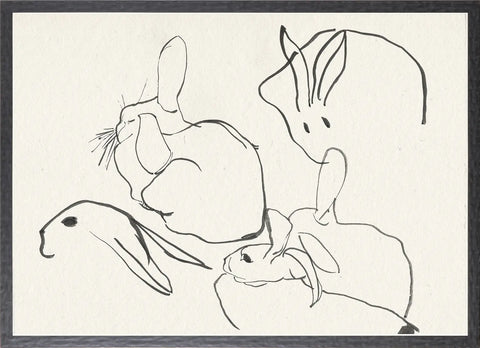 Cachet, Rabbit Study – 1896