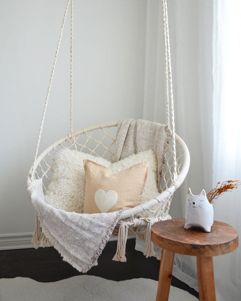 Heart Linen Pillow