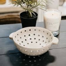 Pottery Berry Bowl