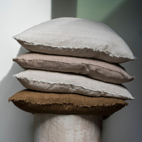 Lina Linen Pillow - Chambray