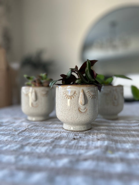 Happy Face Pot - Small